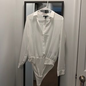 Sheer White body suit